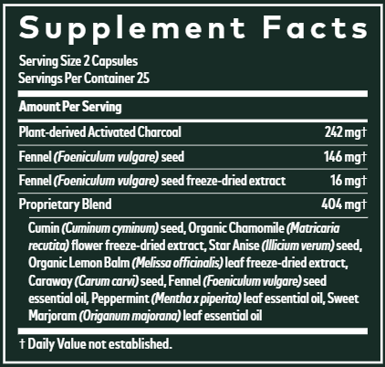 Gas & Bloating™ (Gaia Herbs) supplement facts