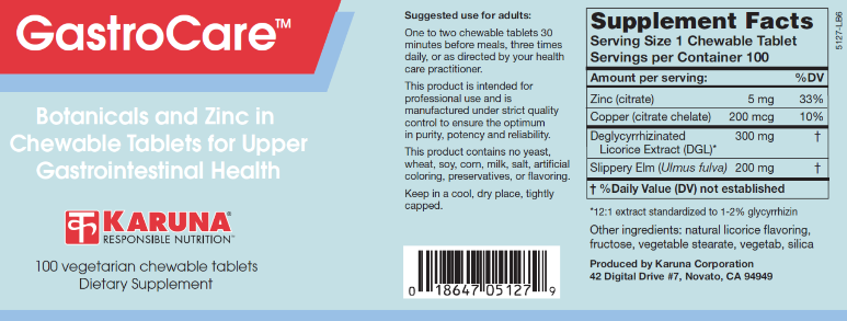 GastroCare (Karuna Responsible Nutrition) Label