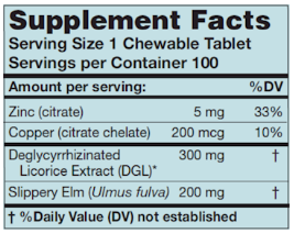 GastroCare (Karuna Responsible Nutrition) Supplement Facts