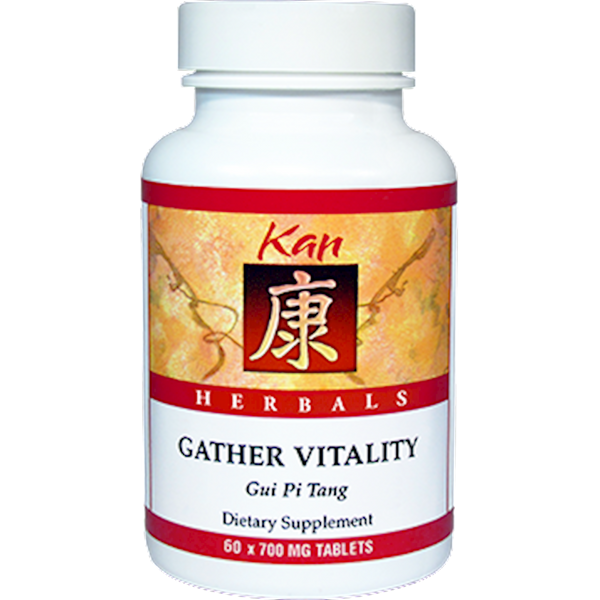 Gather Vitality Tablets (Kan Herbs Herbals) 60ct Front