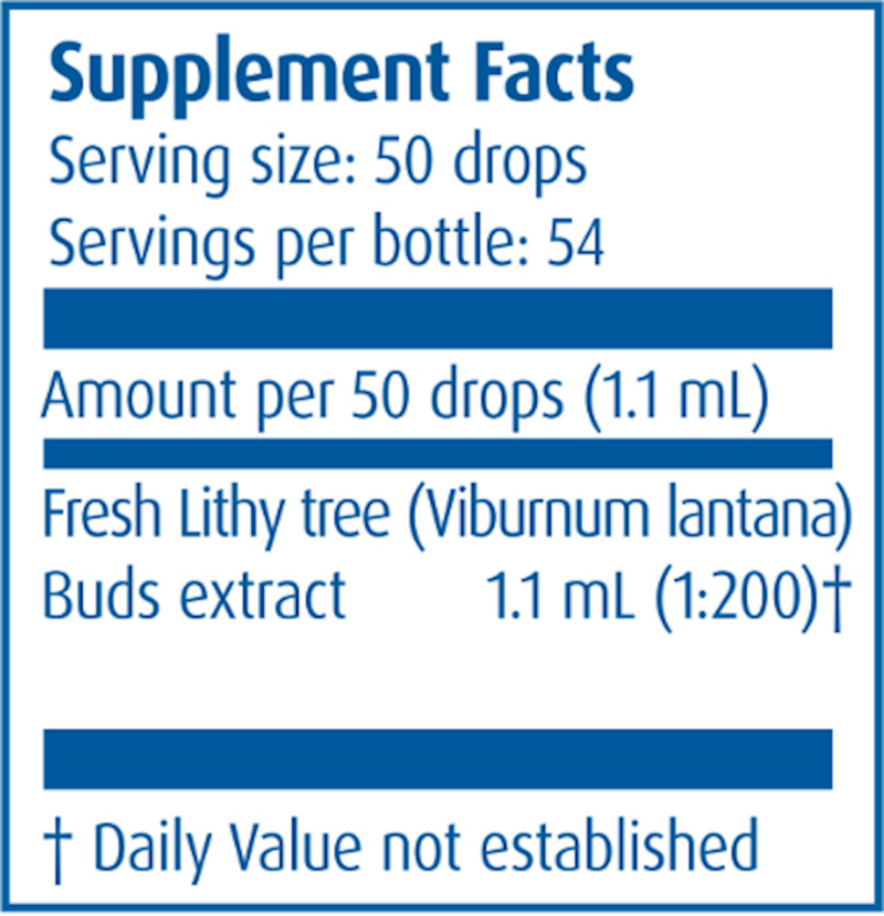 Gemmo Lithy Tree Buds (Boiron) Supplement Facts