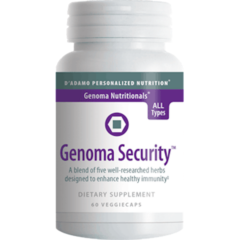 Genoma Security (D'Adamo Personalized Nutrition) Front