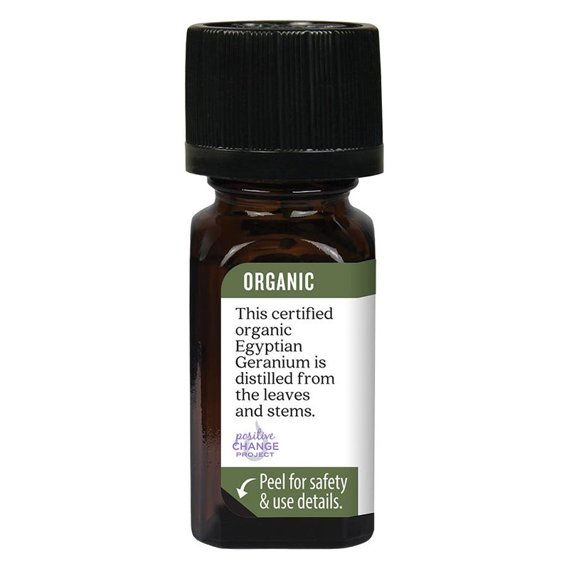 Geranium Organic Essential Oil (Aura Cacia) Side