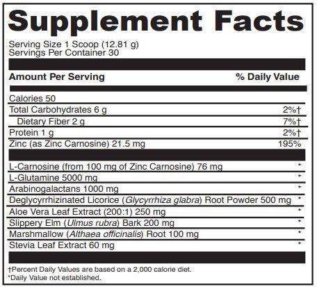 Gi Benefits (DaVinci Labs) Supplement Facts