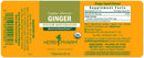 ginger (herb pharm) label