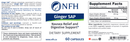 ginger sap (nfh nutritional fundamentals) label