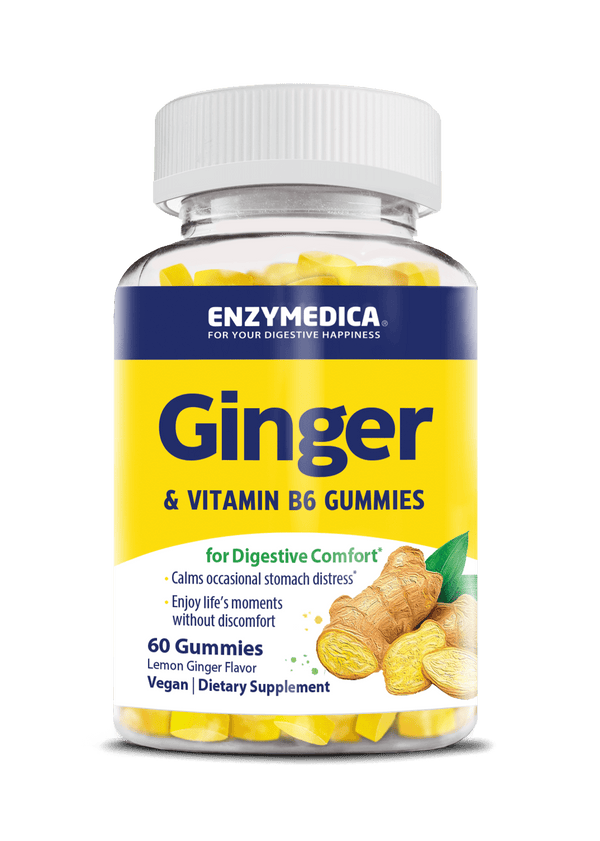 Ginger & Vitamin B6 Gummies (Enzymedica)