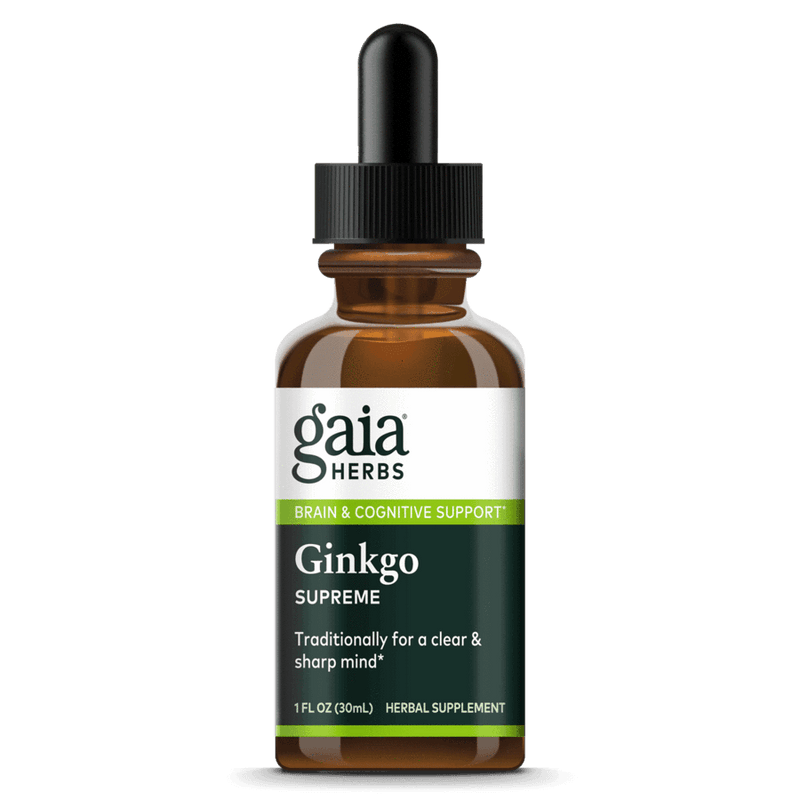 Ginkgo/Gotu Kola Supreme 1oz (Gaia Herbs)