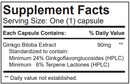Ginkgo 90 Progena Supplement Facts