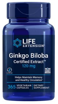 Ginkgo Biloba Certified Extract™ (Life Extension) Front