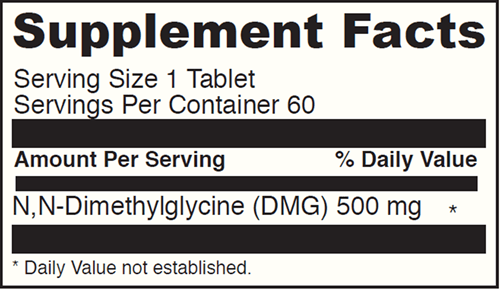 Gluconic Dmg 500 Mg DaVinci Labs Supplement Facts