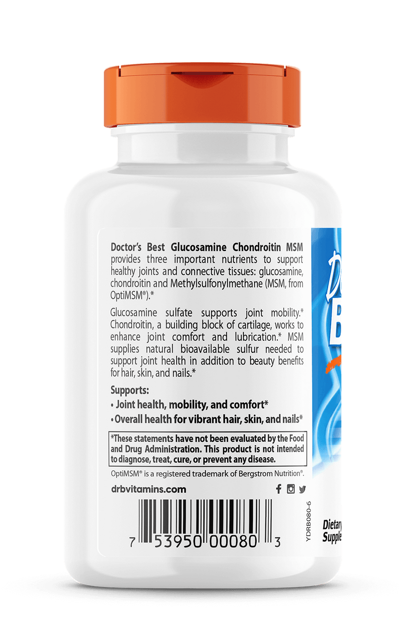 Glucosamine/Chondroitin/MSM (Doctors Best) Side