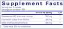 Glucosamine Chondroitin W/ MSM 360 Count