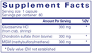 Glucosamine Chondroitin W/ MSM 60 Count