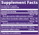 glucosamine chondroitin (metabolic response modifier) supplement facts