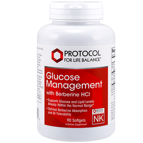 Glucose Management w/ Ber HCl (Protocol for Life Balance)
