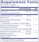 glucose support formula supplement facts