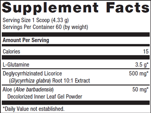 Glutagenics Powder (Metagenics) Supplement Facts