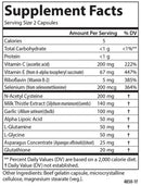 glutathione booster carlson labs supplement facts