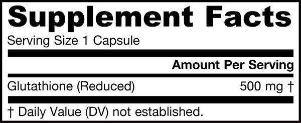 molecular weight of reduced glutathione Glutathione Reduced 500 mg (Jarrow Formulas)