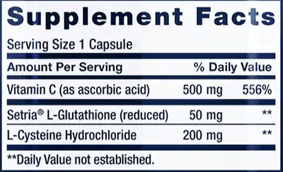 Glutathione, Cysteine & C (Life Extension) Glutathione, Cysteine & C (Life Extension)