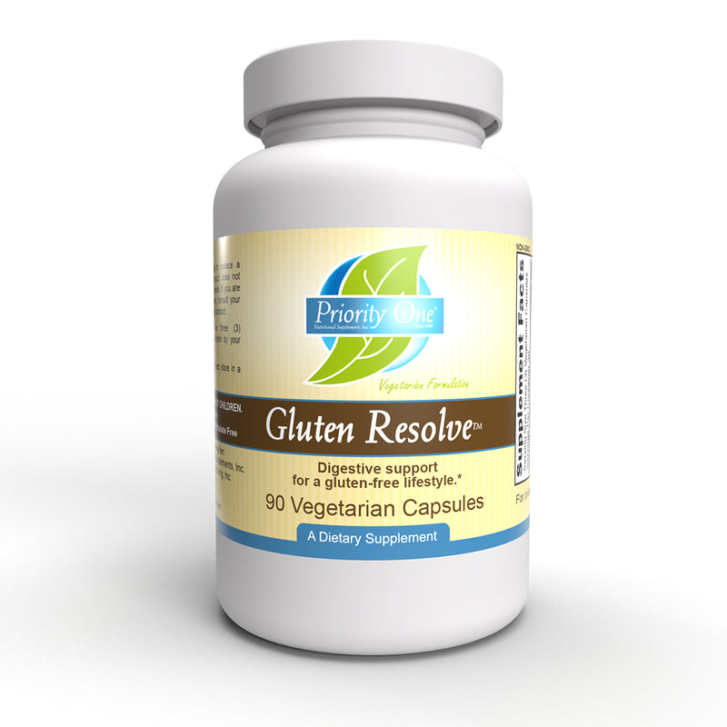 Gluten Resolve (Priority One Vitamins) Front