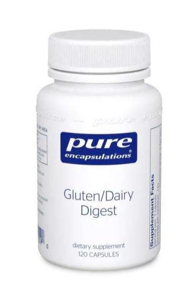 Gluten/Dairy Digest 60ct - (Pure Encapsulations) Front