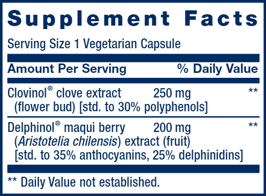 Glycemic Guard™ (Life Extension) Supplement Facts