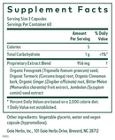 glycemic formula gaia herbs pro supplement facts