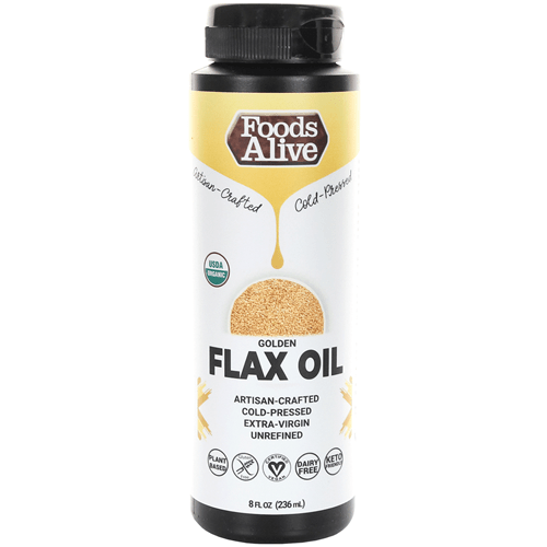 Gold Flax Seed Oil Organic (Foods Alive)