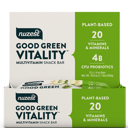 Good Green Vitality Multivitamin Bar NuZest