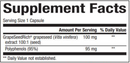 grape seed extract 100 mg (natural factors) supplement facts