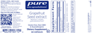 grapefruit seed extract pure encapsulations label