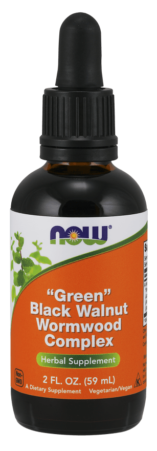 Green Black Walnut Wormwood Complex Liquid (NOW) Front