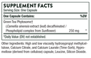 Green Tea Phytosome Thorne Products
