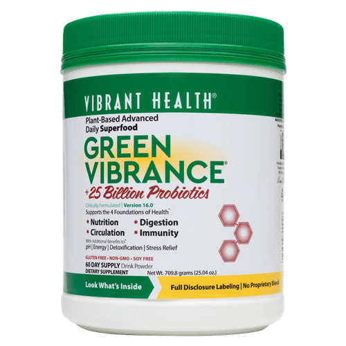 Green Vibrance Powder 25.04oz (Vibrant Health) Front