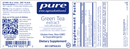 green tea extract pure encapsulations label