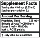 grief relief (herbalist alchemist) supplement facts