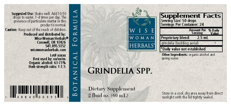 Grindelia Gumweed Wise Woman Herbals products