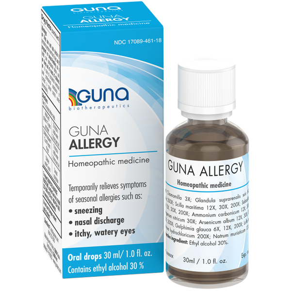Guna Allergy Oral Drops (Guna, Inc.) Front