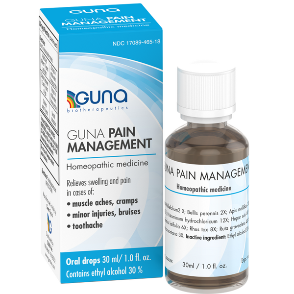 Guna Pain Management Oral Drops (Guna, Inc.) Front