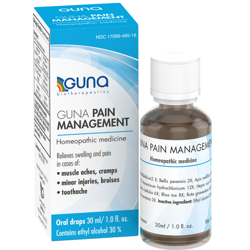 Guna Pain Management Oral Drops (Guna, Inc.) Front