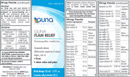 guna flam relief label