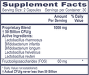 gut-brain symbiotic professional health products supplement facts