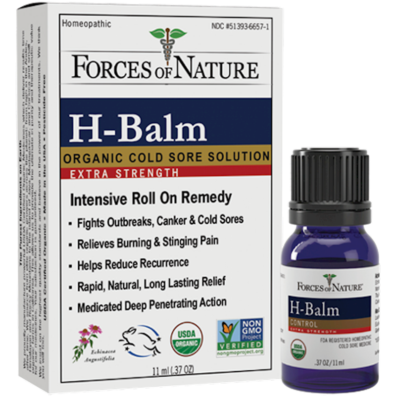 H-Balm ES Organic (Forces of Nature) Front