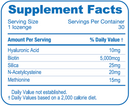 hair skin & nails (hyalogic) supplement facts