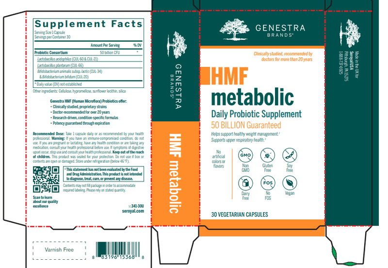 HMF Metabolic Genestra Label