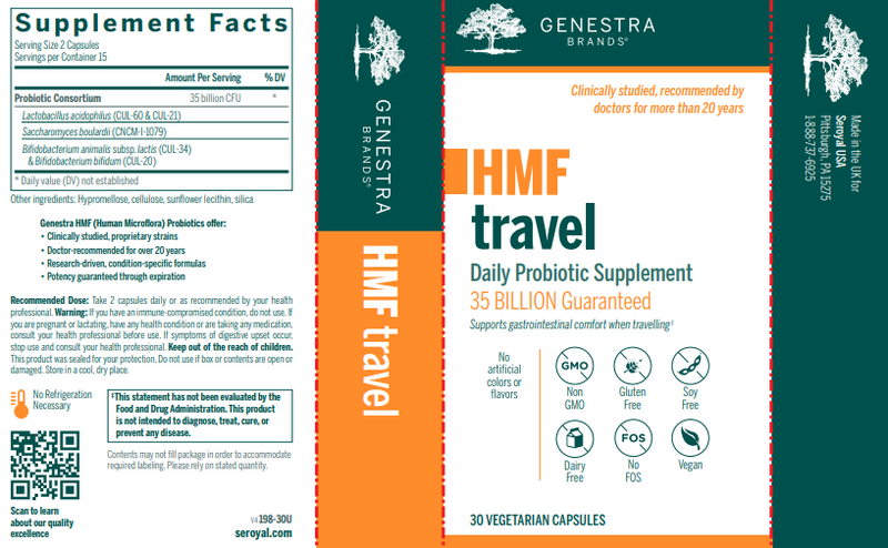 HMF Travel Genestra Label