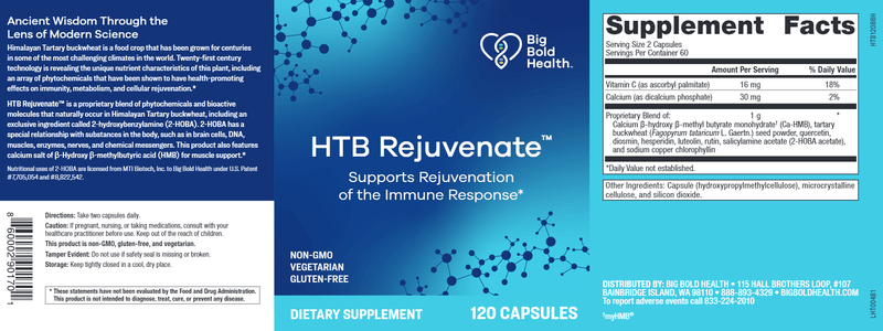 HTB Rejuvenate (Big Bold Health) Label