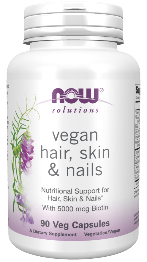 Hair Skin & Nails Vegan (NOW) Front